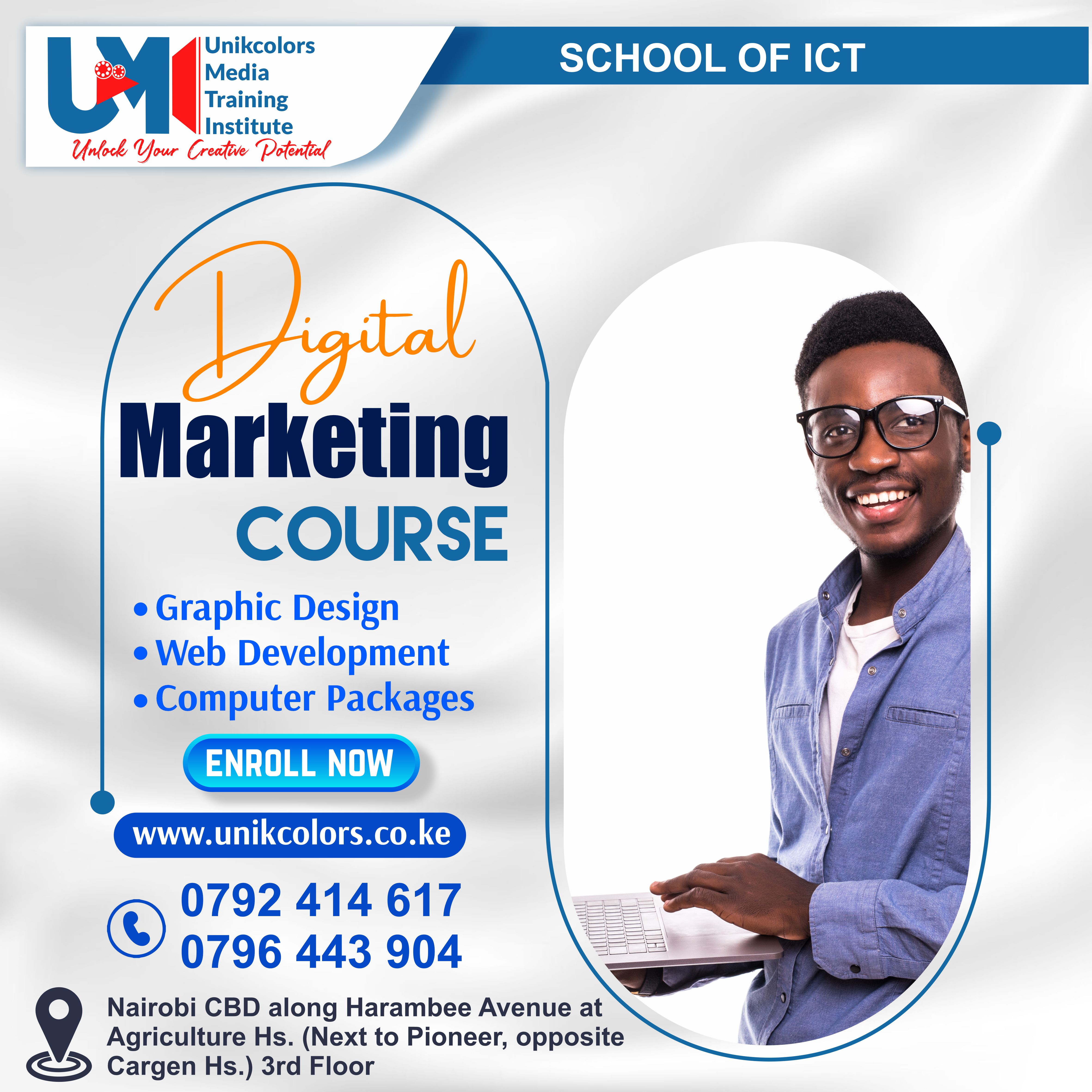 COMPUTER COURSES - DIGITAL MARKETING | GRAPHIC DESIGN | WEB DEVELOPMENT | COMPUTER PACKAGES COURSE